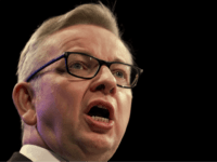 Michael Gove MANCHESTER, ENGLAND - OCTOBER 02: Secretary of State for Environment, Food and Rural Affairs, Michael Gove delivers his keynote speech on day two of the Conservative Party Conference at Manchester Central on October 2, 2017 in Manchester, England. Chancellor Philip Hammond announced an extra GBP 300m to improve rail land …
