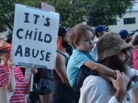 Hundreds march to the Metropolitan Detention Center in Los Angeles on Thursday to protest the federal policy of separating children from their parents at the Mexico border Hundreds march to the Metropolitan Detention Center in Los Angeles on Thursday to protest the federal policy of separating children from their parents at the Mexico border, joining rallies in about 60 cities across the country. Photo by Jim Ruymen/UPI |