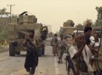Yemen This Saturday, June 16, 2018 file still image taken from video provided by Arab 24 shows Saudi led forces gathering to retake the international airport of Yemen's rebel held port city of Hodeida from the Shiite Houthi rebels. With battles raging at the southern side of al Hodeida International Airport, the military of Yemen's exiled government said it had entirely seized the facility, and that engineers were working to clear mines from nearby areas just south of the city of some 600,000 people on the Red Sea. (Arab 24 via AP, File) This Saturday, June 16, 2018 file still image taken from video provided by Arab 24 shows Saudi-led forces gathering to retake the international airport of Yemen's rebel-held port city of Hodeida from the Shiite Houthi rebels. With battles raging at the southern side of al-Hodeida International Airport, the military of …