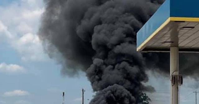 PHOTOS: Oklahoma Officer Rescues Sleeping Man from Car Fire 1 PHOTOS: Oklahoma Officer Rescues Sleeping Man from Car Fire