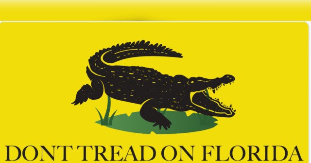 DeSantis Shares 'Don't Tread on Florida' Meme Featuring an Alligator 1 DeSantis Shares 'Don't Tread on Florida' Meme Featuring an Alligator
