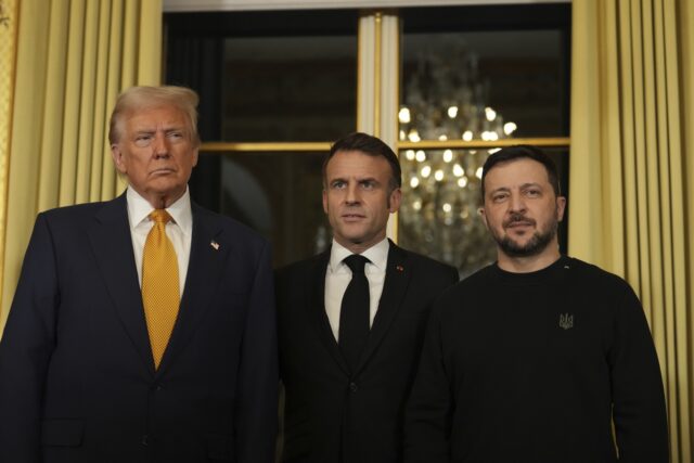 Trump Is Welcomed By Macron To Paris With Presidential Pomp And Joined