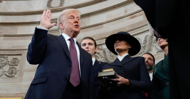 WATCH Donald Trump And JD Vance Sworn In As President And Vice President