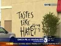 Chick-fil-A Vandalized On Anti-Free Speech 'Kiss-In Day'