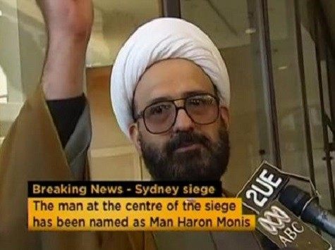 Iranian refugee Man Haron Monis speaks in this still image taken from undated file footage