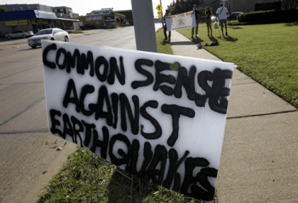 Anti-Fracking Sign