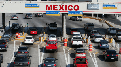 Border Crossing Into Mexico