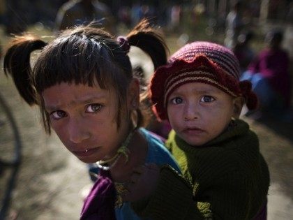 Tribal Children in Tinsuti District, India