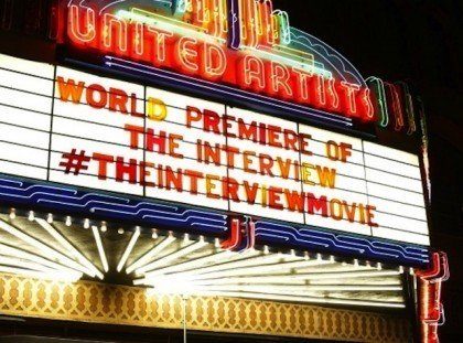 the interview theater marquee