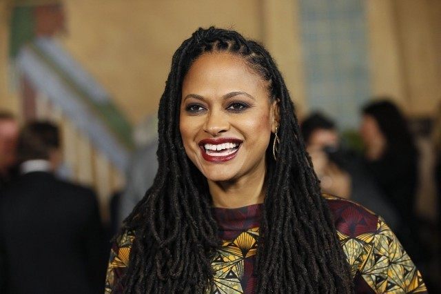 Director and executive producer Ava DuVernay poses at a screening of the film "Selma" duri
