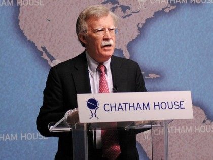 File Photo of Amb. John Bolton speaking at Chatham House