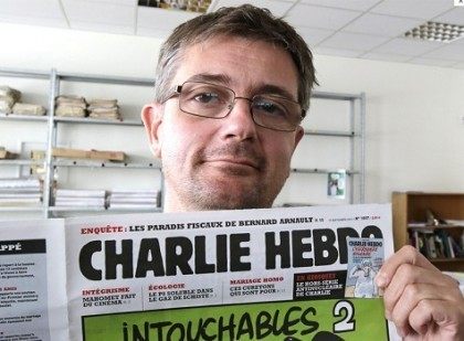 The Editor of Charlie Hebdo, known as Charb.