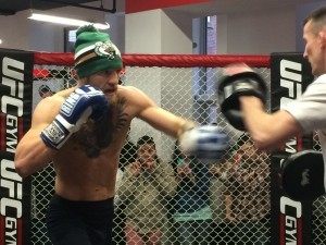 Conor McGregor Training in Boston
