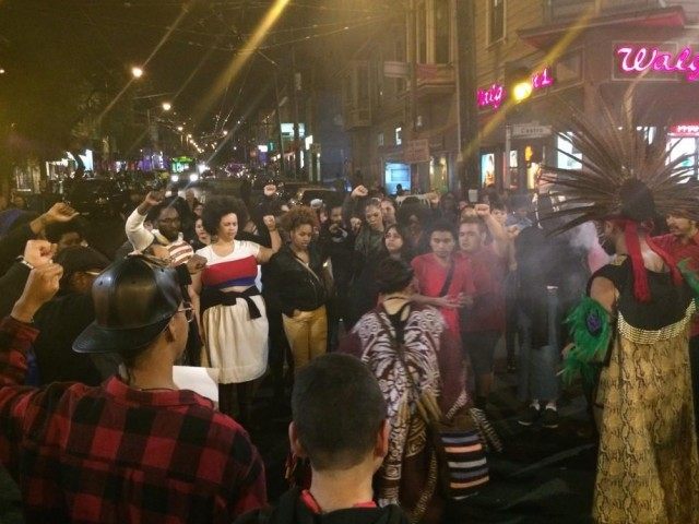 #BlackLivesMatter in the Castro (Courtesy Sarah O'Neal / @sarahadebibe)