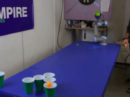 Beer Pong Robot (Courtesy Empire Robotics)