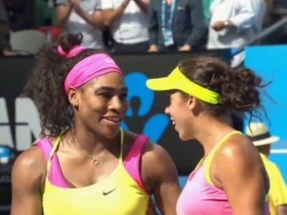 Serena Williams and Madison Keys