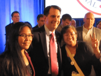 Scott Walker at RNC in Coronado (Michelle Moons / Breitbart News)