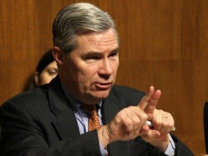 Sen. Sheldon Whitehouse, D-R.I., presides over a subcommittee hearing Dec. 9, 2014.