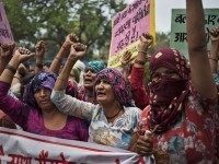 India Rape Protest Indian dalit women protest near Haryanan's Chief Minister Bhupinder Singh Hudda residence against the gang-rape of four Dalit girls in New Delhi, India, Sunday, May 11, 2014. They have been on protest at Jantar Mantar since April 16, they claim that government hasn't worked to end the continuous violence and …