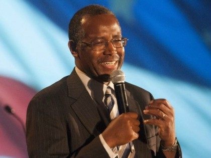 Dr. Ben Carson speaks in this file photo