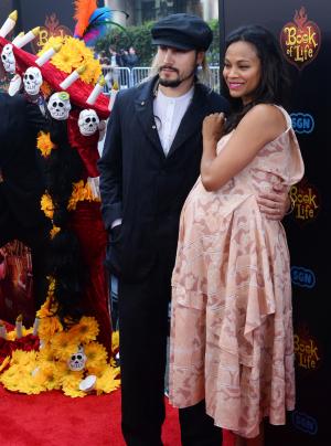 Zoe Saldana names her twin sons Cy and Bowie - Breitbart