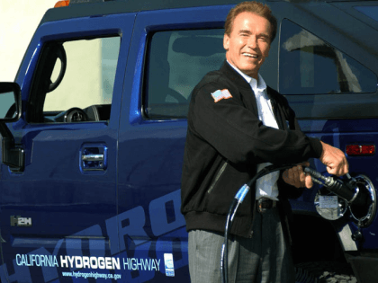 Arnold Schwarzenegger's Hydrogen Highway (Ann Johannson / Associated Press)