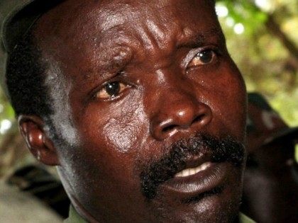 Joseph Kony in southern Sudan in November 2006 (file photo)