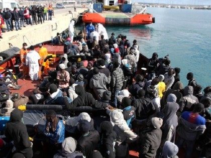 Migrants Italy Boat AP