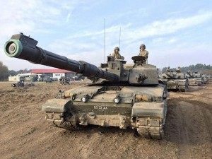 Operation Black Eagle British Army MOD Tank Challenger Poland