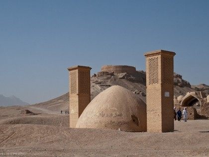 Tower of Silence, Wind Towers and Ice Chamber, Yazd, Iran