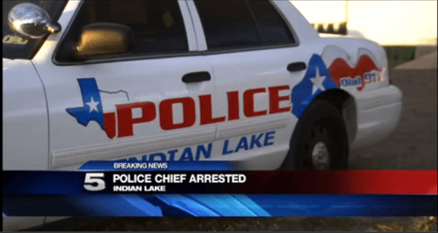 indian lake police chief arrested