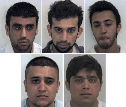 Five men convicted of sex abuse in Rotherham.