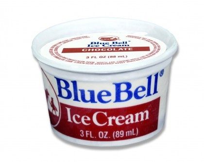Blue Bell 3 oz. Chocolate IC Cup