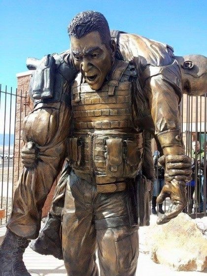 Brian Terry Memorial Statue, U.S. Border Patrol Station, Bisbee Arizona