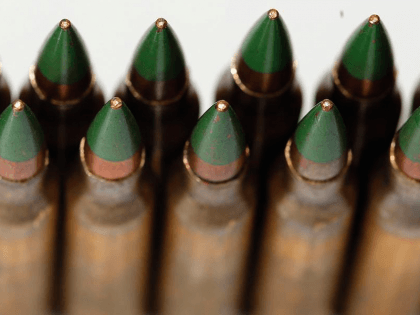 Green-tip M855 bullets (Alex Brandon / Associated Press)