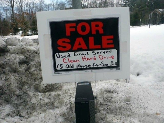 Hillary Neighbor For Sale Sign NY Daily News
