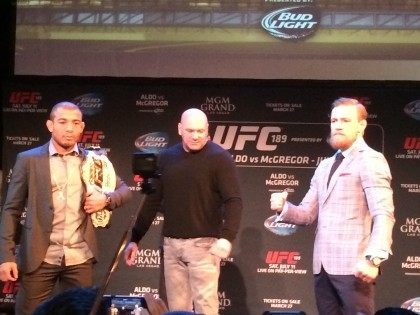 Jose Aldo Conor McGregor Boston