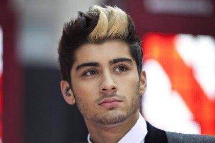Malik performs with his band "One Direction" on NBC's Today show in New York