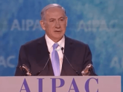Netanyahu at AIPAC (Screenshot / Youtube)