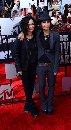 Sara Gilbert and wife Linda Perry welcome first child