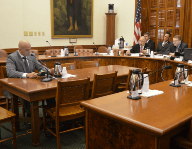 Garza testifying at Senate Committee - Bob Price