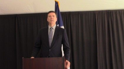 FBI Director James Comey talks about his visit to the Texas Border