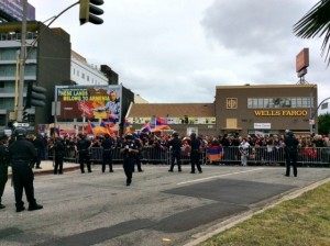 Police Armenian March LA Adelle NazarianBreitbart News