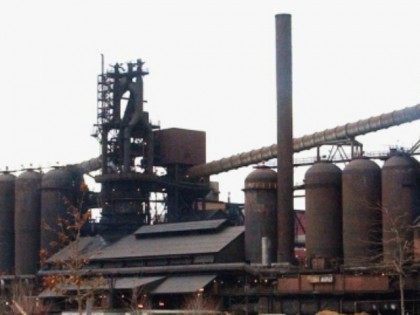 In this March 21, 2005 file photo, the Severstal steel plant in Dearborn, Mich., is shown.