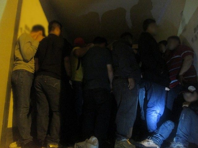 Illegal immigrants found in trailer