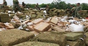 Mexican authorities prepare to set fire to more than 22 tons of seized drugs and contraband