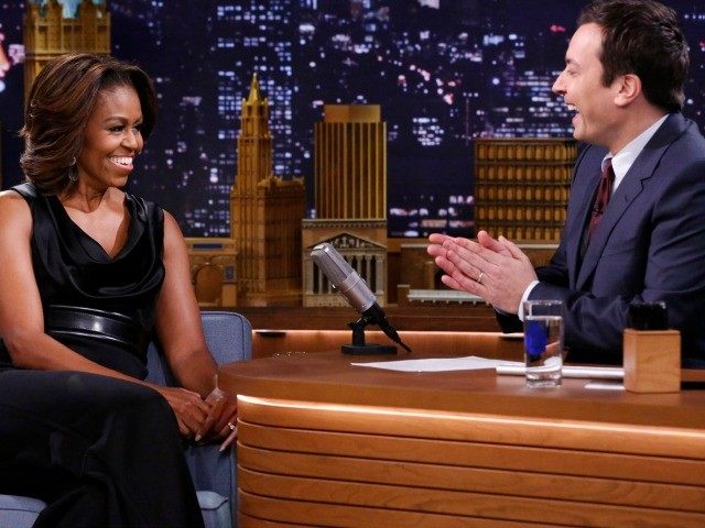In this image provided by NBC Universal First Lady Michelle Obama is seen during an interv