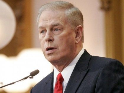File - Ohio Governor Ted Strickland delivers his State of the State address to a joint ses