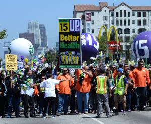 Low wage earners rally across U.S. in 'Fight for $15'