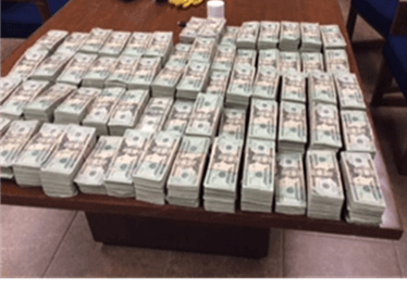 $600,000 cash seizure